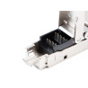 2X RJ45 CAT6 FTP KONEKTOR 8P8C BEZNÁSTROJOVÝ ADAPTÉR