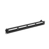 PATCH PANEL 24 PORTŮ 1U 19" CAT.6A UTP ČERNÝ