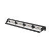 PATCH PANEL 24 PORTŮ 1U 19" CAT.6A UTP ČERNÝ