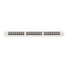 PATCH PANEL 24 PORTŮ 1U 19" CAT.6A FTP STÍNĚNÝ ŠEDÝ