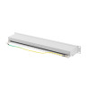 PATCH PANEL 24 PORTŮ 1U 19" CAT.6A FTP STÍNĚNÝ ŠEDÝ
