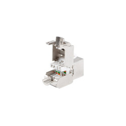 KEYSTONE MODUL BEZ NÁSTROJŮ RJ45 CAT.7 FTP 180°