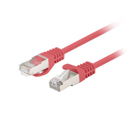 PATCHCORD CAT.6 FTP 0,25M ČERVENÝ