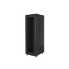 RACKOVÁ SKŘÍŇ 19" VOLNĚ STOJÍCÍ 42U/800X800 (FLAT PACK) SE SÍŤOVÝMI DVEŘMI ČERNÁ