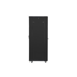 RACKOVÁ SKŘÍŇ 19" VOLNĚ STOJÍCÍ 42U/800X800 (FLAT PACK) SE SÍŤOVÝMI DVEŘMI ČERNÁ