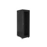 RACKOVÁ SKŘÍŇ 19" VOLNĚ STOJÍCÍ 42U/800X800 (FLAT PACK) SE SÍŤOVÝMI DVEŘMI ČERNÁ