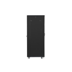 RACKOVÁ SKŘÍŇ 19" VOLNĚ STOJÍCÍ 42U/800X800 (FLAT PACK) SE SÍŤOVÝMI DVEŘMI ČERNÁ