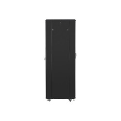 19" VOLNĚ STOJÍCÍ RACKOVÁ SKŘÍŇ 42U/600X800 (FLAT PACK) SE SÍŤOVANÝMI DVEŘMI ČERNÁ