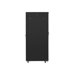 19" VOLNĚ STOJÍCÍ RACKOVÁ SKŘÍŇ 42U/800X1000 (FLAT PACK) SE SÍŤOVÝMI DVEŘMI ČERNÁ