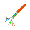 LAN KABEL CAT.5E UTP 305M PEVNÝ CU ORANŽOVÝ