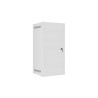 RACKOVÁ SKŘÍŇ 10" NÁSTĚNNÁ 12U/280X310 PRO VLASTNÍ MONTÁŽ S KOVOVÝMI DVEŘMI ŠEDÁ  (PLOCHÉ BALENÍ)