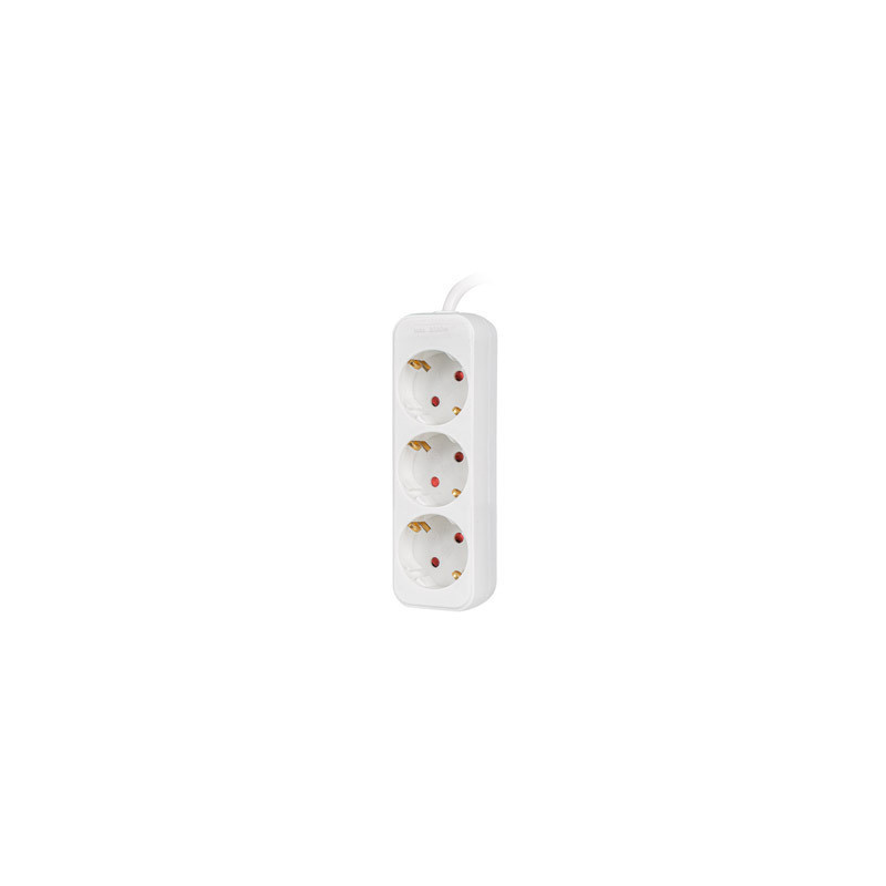 NAPÁJECÍ LIŠTA 1,5 M 3X ZÁSUVKY SCHUKO KVALITNÍ MĚDĚNÝ KABEL BÍLÝ NAPÁJECÍ LIŠTA 1,5 M 3X ZÁSUVKY SCHUKO KVALITNÍ MĚDĚNÝ KABEL BÍLÝ