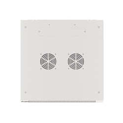 RACKOVÁ SKŘÍŇ 19" NÁSTĚNNÁ 12U/600X600 PRO VLASTNÍ MONTÁŽ S KOVOVÝMI DVEŘMI ŠEDÁ  (PLOCHÉ BALENÍ)