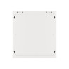 RACKOVÁ SKŘÍŇ 19" NÁSTĚNNÁ 12U/600X600 PRO VLASTNÍ MONTÁŽ S KOVOVÝMI DVEŘMI ŠEDÁ  (PLOCHÉ BALENÍ)