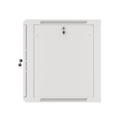 RACKOVÁ SKŘÍŇ 19" NÁSTĚNNÁ 12U/600X600 PRO VLASTNÍ MONTÁŽ S KOVOVÝMI DVEŘMI ŠEDÁ  (PLOCHÉ BALENÍ)