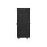 19" VOLNĚ STOJÍCÍ RACKOVÁ SKŘÍŇ 27U/600X600 (FLAT PACK) S PROSKLENÝMI DVEŘMI LCD ČERNÁ  V2
