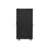 19" VOLNĚ STOJÍCÍ RACKOVÁ SKŘÍŇ 27U/600X800 (FLAT PACK) SE SÍŤOVÝMI DVEŘMI LCD ČERNÁ  V2