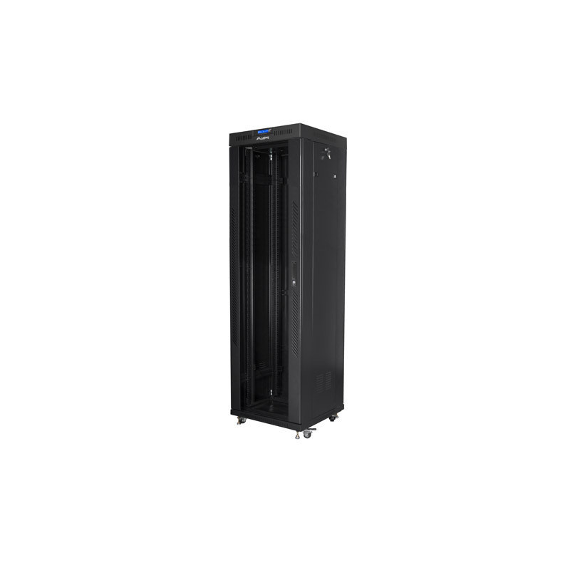 19" VOLNĚ STOJÍCÍ RACKOVÁ SKŘÍŇ 42U/600X600 (FLAT PACK) S PROSKLENÝMI DVEŘMI LCD ČERNÁ V2 19" VOLNĚ STOJÍCÍ RACKOVÁ SKŘÍŇ 42U/600X600 (FLAT PACK) S PROSKLENÝMI DVEŘMI LCD ČERNÁ V2