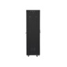19" VOLNĚ STOJÍCÍ RACKOVÁ SKŘÍŇ 42U/600X600 (FLAT PACK) S PROSKLENÝMI DVEŘMI LCD ČERNÁ  V2