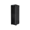 19" VOLNĚ STOJÍCÍ RACKOVÁ SKŘÍŇ 42U/600X800 (FLAT PACK) S PROSKLENÝMI DVEŘMI LCD ČERNÁ  V2