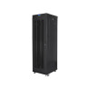 19" VOLNĚ STOJÍCÍ RACKOVÁ SKŘÍŇ 42U/600X800 (FLAT PACK) SE SÍŤOVÝMI DVEŘMI LCD ČERNÁ  V2