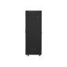 19" VOLNĚ STOJÍCÍ RACKOVÁ SKŘÍŇ 42U/600X800 (FLAT PACK) SE SÍŤOVÝMI DVEŘMI LCD ČERNÁ  V2