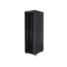 19" VOLNĚ STOJÍCÍ RACKOVÁ SKŘÍŇ 42U/600X1000 (FLAT PACK) S PROSKLENÝMI DVEŘMI LCD ČERNÁ  V2