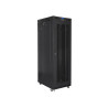 19" VOLNĚ STOJÍCÍ RACKOVÁ SKŘÍŇ 42U/800X1000 (FLAT PACK) SE SÍŤOVÝMI DVEŘMI LCD ČERNÁ  V2