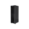 19" VOLNĚ STOJÍCÍ RACKOVÁ SKŘÍŇ 42U/800X800 (FLAT PACK) S PROSKLENÝMI DVEŘMI LCD ČERNÁ  V2