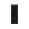 19" VOLNĚ STOJÍCÍ RACKOVÁ SKŘÍŇ 42U/800X800 (FLAT PACK) S PROSKLENÝMI DVEŘMI LCD ČERNÁ  V2