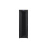 19" VOLNĚ STOJÍCÍ RACKOVÁ SKŘÍŇ 42U/800X1200 (FLAT PACK) S PROSKLENÝMI DVEŘMI LCD ČERNÁ  V2