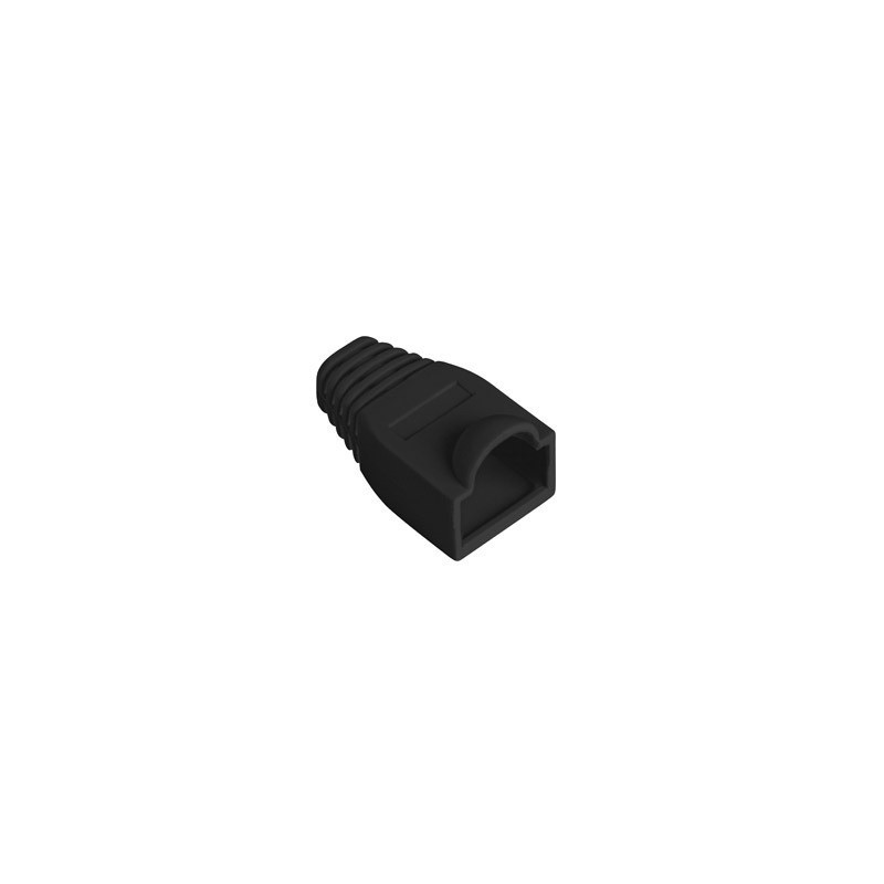 Ochrana  RJ45 (BOOT CAP)  ČERNÝ (100 KUSŮ)