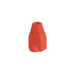 Ochrana RJ45 (BOOT CAP)  ČERVENÝ (100 KUSŮ)