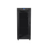 19" VOLNĚ STOJÍCÍ RACKOVÁ SKŘÍŇ 27U/800X1000 (FLAT PACK) S PROSKLENÝMI DVEŘMI LCD ČERNÁ  V2