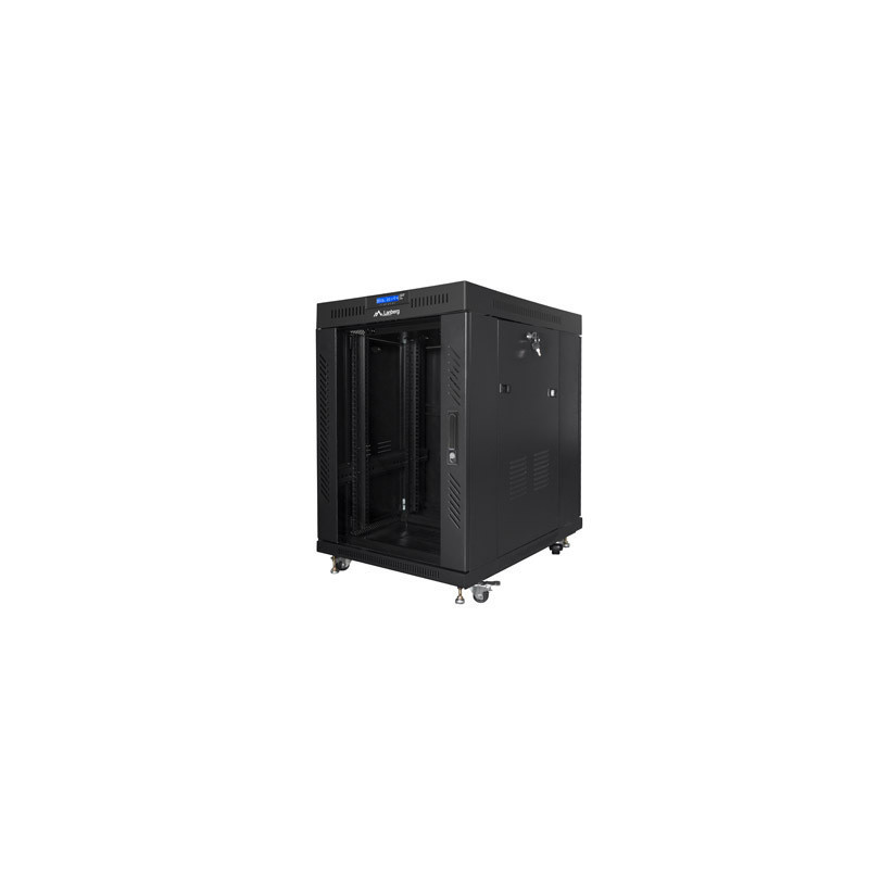 RACKOVÁ SKŘÍŇ 19" VOLNĚ STOJÍCÍ 15U/800X1000 (FLAT PACK) ČERNÁ S PROSKLENÝMI DVEŘMI LCD V2 RACKOVÁ SKŘÍŇ 19" VOLNĚ STOJÍCÍ 15U/800X1000 (FLAT PACK) ČERNÁ S PROSKLENÝMI DVEŘMI LCD V2