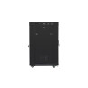 19" VOLNĚ STOJÍCÍ RACKOVÁ SKŘÍŇ 22U/800X800 (FLAT PACK) ČERNÁ S PROSKLENÝMI DVEŘMI LCD  V2