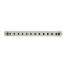 19" 1U OPTICKÝ PATCH PANEL  12XSC SIMPLEX / 12XLC DUPLEX ŠEDÝ + PŘÍSLUŠENSTVÍ