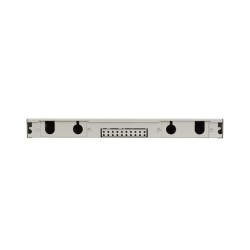 19" 1U OPTICKÝ PATCH PANEL  12XSC SIMPLEX / 12XLC DUPLEX ŠEDÝ + PŘÍSLUŠENSTVÍ
