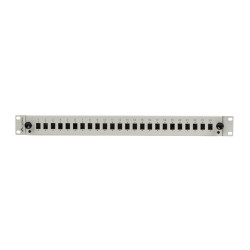 19" RACKOVÝ 1U OPTICKÝ PATCH PANEL  24XSC SIMPLEX/24XLC DUPLEX + PŘÍSLUŠENSTVÍ