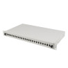 19" RACKOVÝ 1U OPTICKÝ PATCH PANEL  24XSC SIMPLEX/24XLC DUPLEX + PŘÍSLUŠENSTVÍ