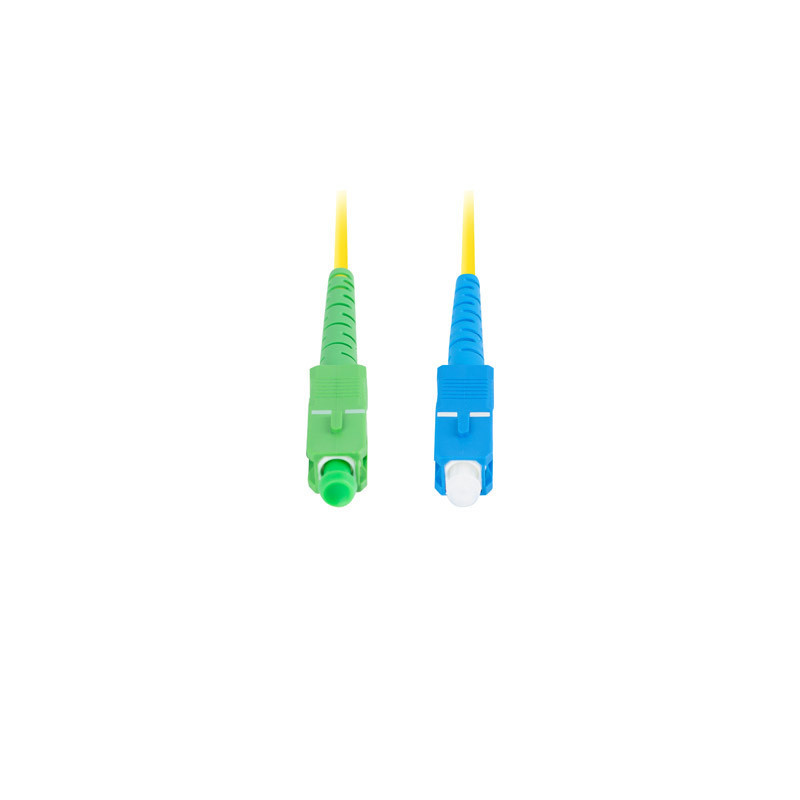 OPTICKÝ PATCHCORD SM SC/APC-SC/UPC SIMPLEX 2M LSZH G657A1 3.0MM ŽLUTÝ
