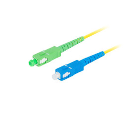 OPTICKÝ PATCHCORD SM SC/APC-SC/UPC SIMPLEX 3M LSZH G657A1 3.0MM ŽLUTÝ 