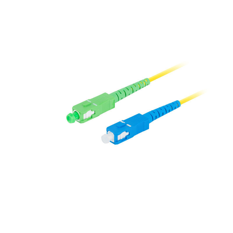 OPTICKÝ PATCHCORD SM SC/APC-SC/UPC SIMPLEX 3M LSZH G657A1 3.0MM ŽLUTÝ 