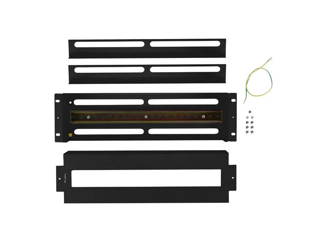19" 3U NAPĚŤOVÝ ROZVÁDĚČ S DIN LIŠTOU TS-35 ČERNÝ