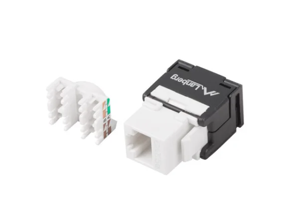 BEZKLÍČOVÝ MODUL RJ45 LSA CAT.5E UTP 180°