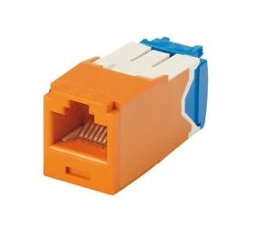UTP TGJack Cat.6A 10GE - oranžový