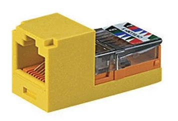 UTP MiniJack RJ45 cat .5 - žlutý