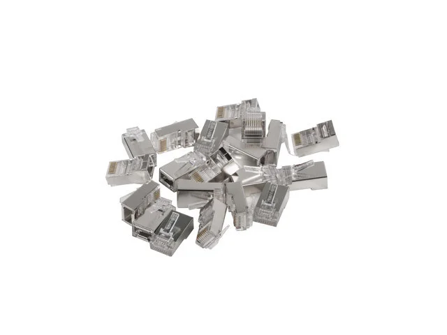 RJ45 FTP CAT5E KONEKTOR 8P8C (20KS) PRŮCHOZÍ TYP