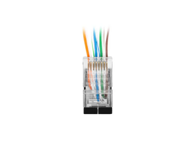RJ45 CAT.6 FTP KONEKTOR 8P8C PRŮCHOZÍ TYP (20KS)