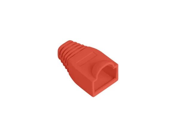 Ochrana RJ45 (BOOT CAP)  ČERVENÝ (100 KUSŮ)